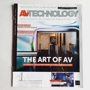 AV Technology Magazine June, 2021 - The Art of AV - Testing Bose Vb1 Videobar